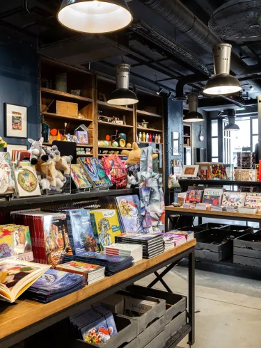 librairie boutique présentoirs