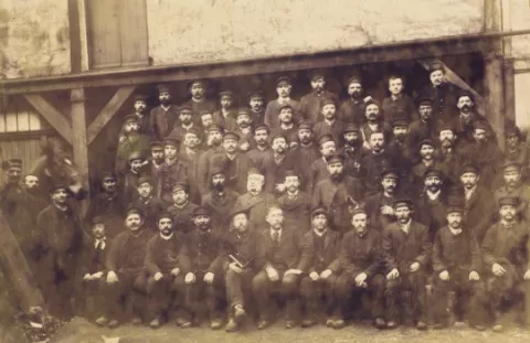 Effectifs 1891 de la Fonderie Plichon