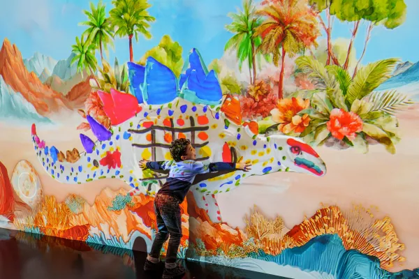 L'atelier des enfants dino