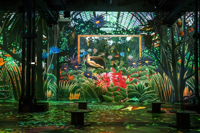 serre plantes fleurs