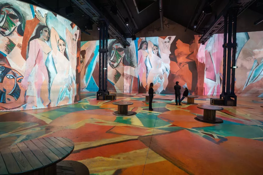demoiselles d'avignon picasso projection
